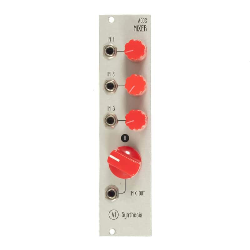 AI Synthesis - AI002 Mixer Audio/CV Mixer with Ribbon Cable - USED image 1