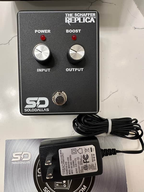 SCHAFFER SOLO DALLAS REPLICA with Power Supply *AC/DC SOUND* image 1
