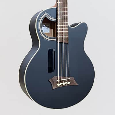 Warwick Alien Standard 5 String Acoustic Electric Bass Guitar - Black image 2