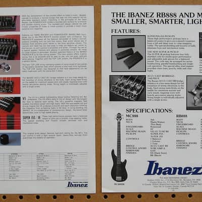 Ibanez Catalog Collection 1980s image 5