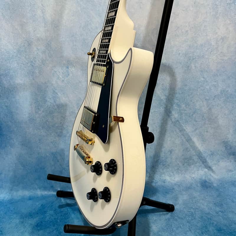 上位モデル Edwards by ESP E-LP-130 レスポール カスタム Edwards by ESP E-LP-130-CD Custom 2021 White Made in Japan Les