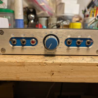 Buzz Audio MA-2.2 Microphone Preamp 2001 - Silver/Blue image 2