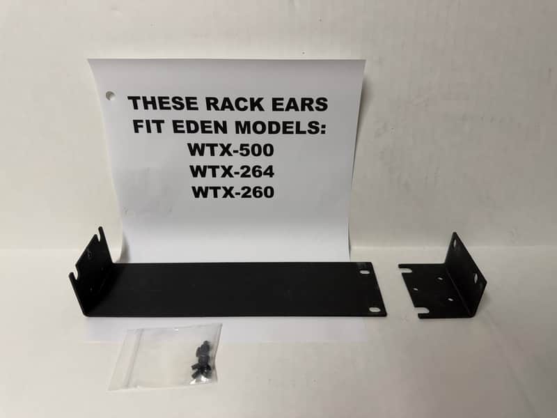 Eden WTX-500 WTX-264 WTX-260 amp bass head rack ears image 1