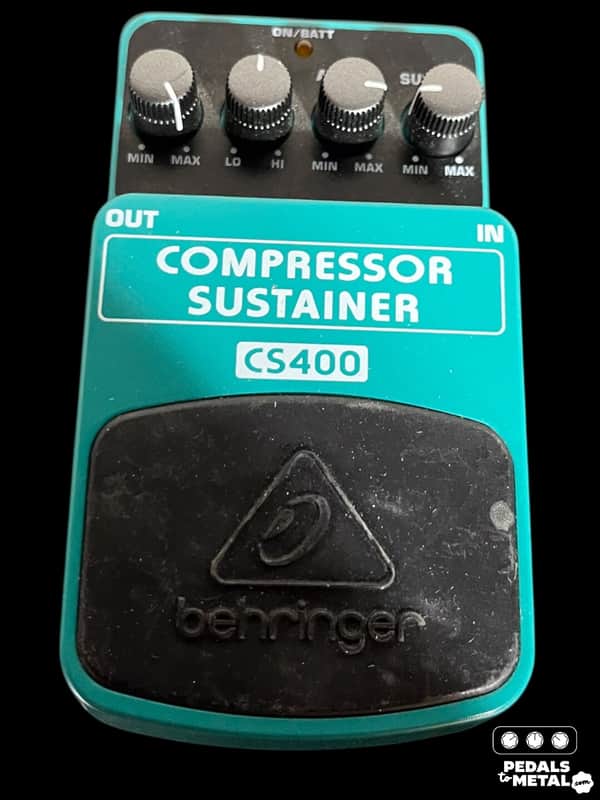 Behringer CS400 Compressor Sustainer Pedal 2010s - Standard X9645 image 1