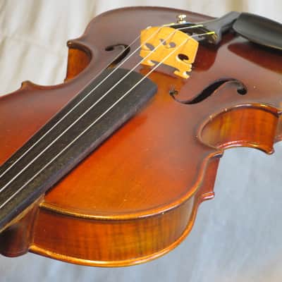 Pre-War Franz Sandner Violin, Germany c. 1920s-1930s, 4/4 - Hand Signed, "Deutschland" label image 4
