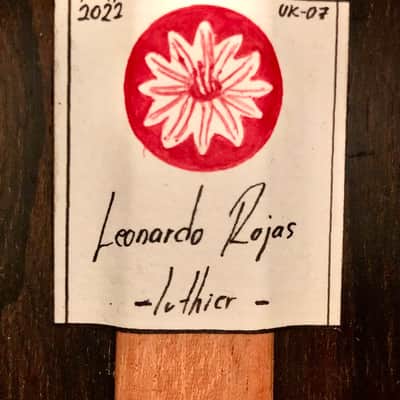 Leonardo Rojas Artisan Concert Ukulele-Spruce/Ziricote and Flamed Maple image 15