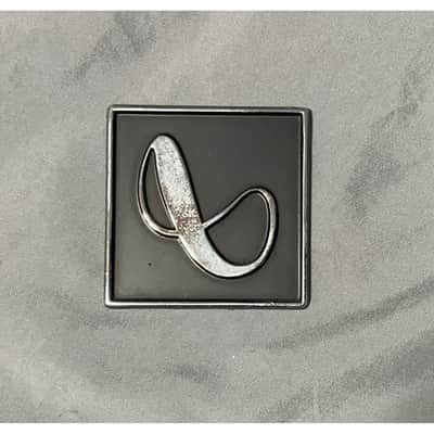 Infinity Quantum QLS Speaker Emblems Pair original Metal image 1