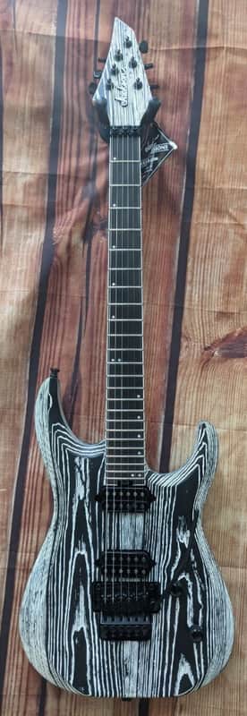 Jackson Professional Series Dinky, DK Modern Black White Ash FR6 - DEMO image 1
