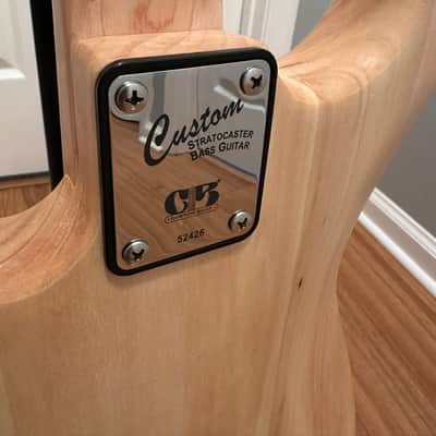 Custom Stratocaster(ish) 30 Scale Bass Guitar 2026 - Natural image 5