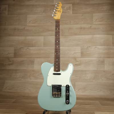 Mo Tone Surf Green T-Style Solid Body Electric Guitar - Used image 8