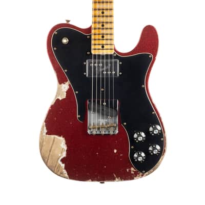 Used Fender Custom Shop 1970s Tele Custom Heavy Relic - Red Sparkle image 1