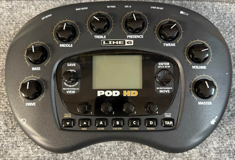 Line 6 POD HD Desktop Multi Effect and Amp Simulator, Power Supply Not Included - Pre Owned image 1