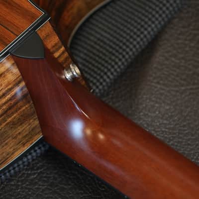 Unplayed! 2014 Taylor Custom GA Madagascar Ebony European Spruce Acoustic Guitar Natural + OHSC image 19
