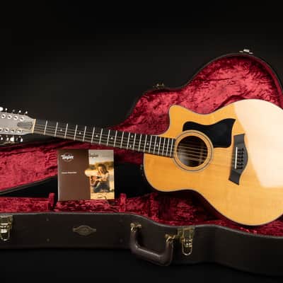2017 Taylor 356ce with ES2 Electronics - Natural | USA All Solid Grand Symphony Acoustic Guitar Cutaway Pickup | OHSC image 2