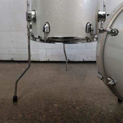 SPL Sound Percussion Lab 3pc Drum Kit Set 18/13/10" Silver Sparkle image 8