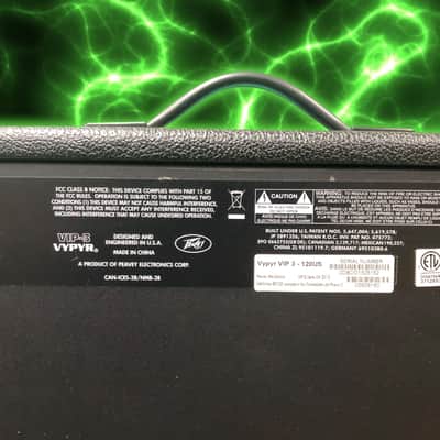 Peavey Vypyr VIP 3 100W 1x12" Guitar Combo Amp 2010s - Black image 9