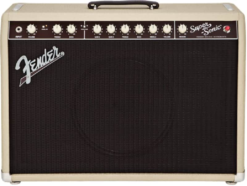 Fender Super-Sonic 22 Guitar Combo Amplifier. Blonde image 1