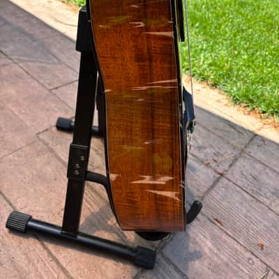 Dell Arte Grand Bouche, John Kinnard Solid Flame Koa With BigTone Pickup image 12