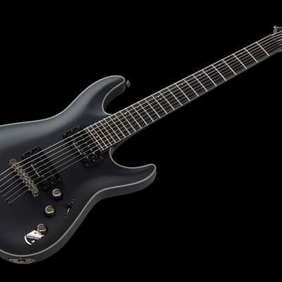Schecter Blackjack SLS C-7 Passive SBK - Satin Black image 2