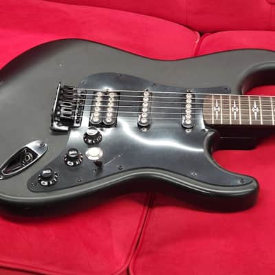 Stagg electric guitar Black satin with Kill Switch image 2
