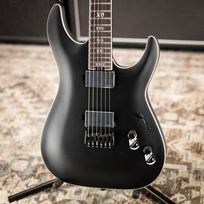 Schecter C-1 SLS Elite Evil Twin Electric Guitar - Satin Black image 3