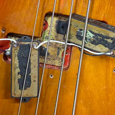 Fender Precision Bass LEFTY 1976 - Sunburst imagen 18