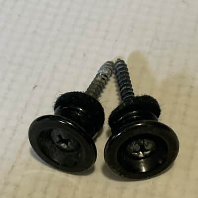 2000's Japan Jackson Dinky Guitar Factory Black Oversize Strap Buttons image 2