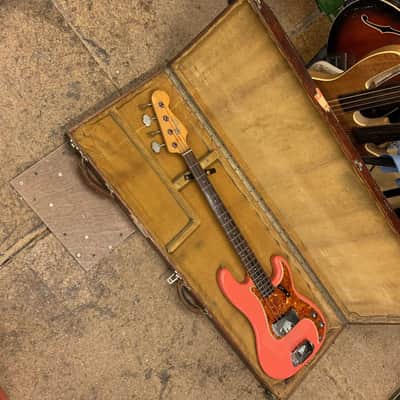 Fender Precision Bass with Rosewood Fretboard 1962 - 1964 - Fiesta Red image 12
