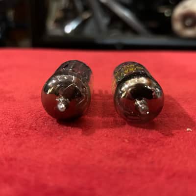 Raytheon 12AU7 Vintage Matching Pair Preamp Vacuum Tube 1970s - Clear Glass image 6