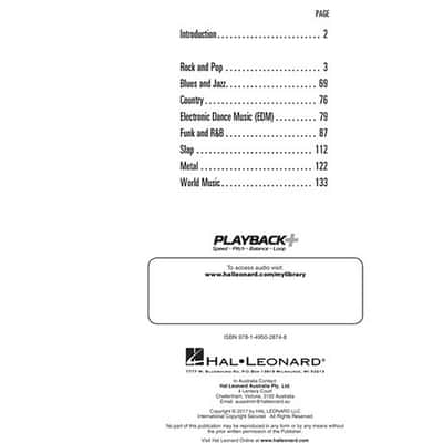 Bass Lines - Hal Leonard Bass Method
500 Grooves * All Styles * All Levels image 2