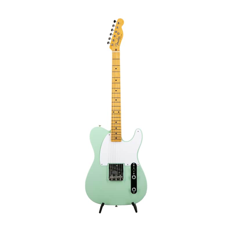 Fender Ltd Ed 70th Anniversary Esquire Electric Guitar, Maple FB, Surf Green, V209YYYY
