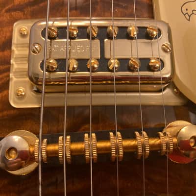 Gretsch G6134TGQM-59 Limited Edition Quilt Classic Penguin with Bigsby 2024  - Forge Glow image 11