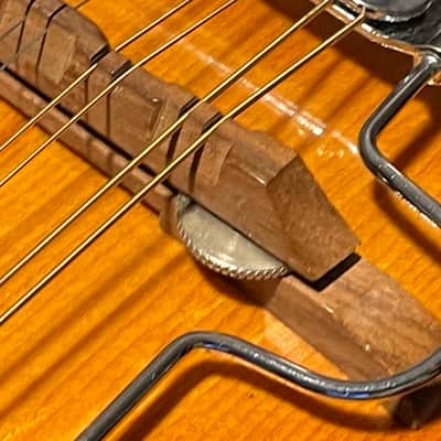 Vintage Gretsch New Yorker Mandolin w D’Armond / Dearmond  pickup 50’s - 60’s - Sunburst folk w orig. case image 10