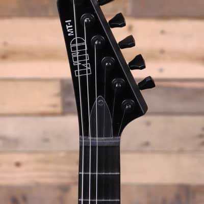 ESP Mick Thomson LTD MT-I Electric Guitar Obsidian Metallic w/ Case image 6