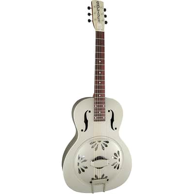 Gretsch Guitars G9201 Honey Dipper Round-Neck, Brass Body Biscuit Cone Resonator Guitar Regular image 3