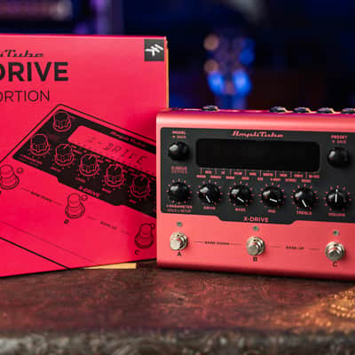 IK Multimedia Amplitube X-Drive Amp-Style Overdrive & Distortion Pedal – Mint with Box image 5
