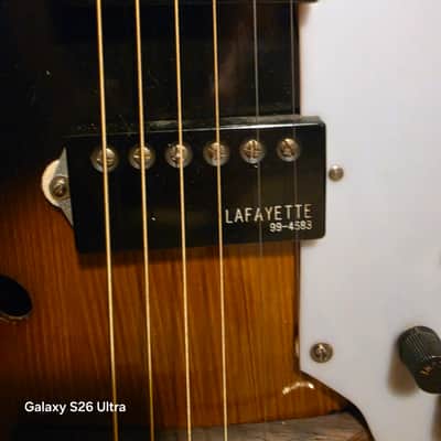 Harmony H1215 Archtone 1944 - 1971 - Dark Brown Sunburst image 4