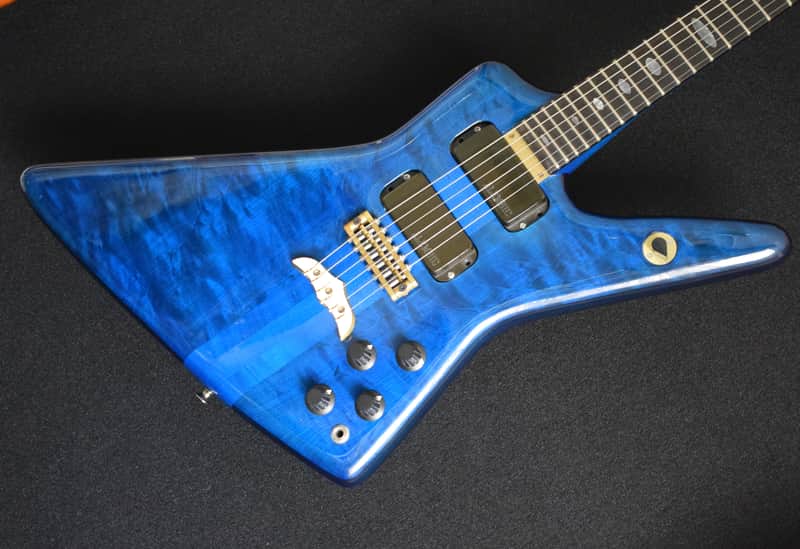 Alembic Exploiter Shaped Electrum 1984 Sapphire Blue Transparent image 1