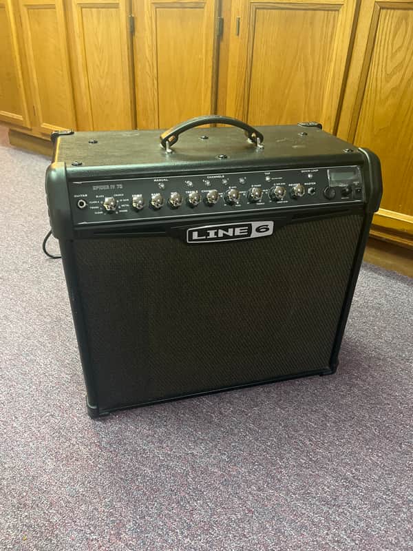 Line 6 Spider IV 75 75-Watt 1x12" Digital Modeling Guitar Combo 2009 - 2016 - Black image 1