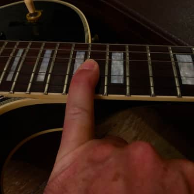 Rare Orville Les Paul Custom (MIJ Orville by Gibson) Black Beauty with factory Gibson Openbook Headstock image 13