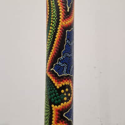 Didgeridoo - Traditional Wind Instrument - Painted Aboriginal Design - Fair image 14