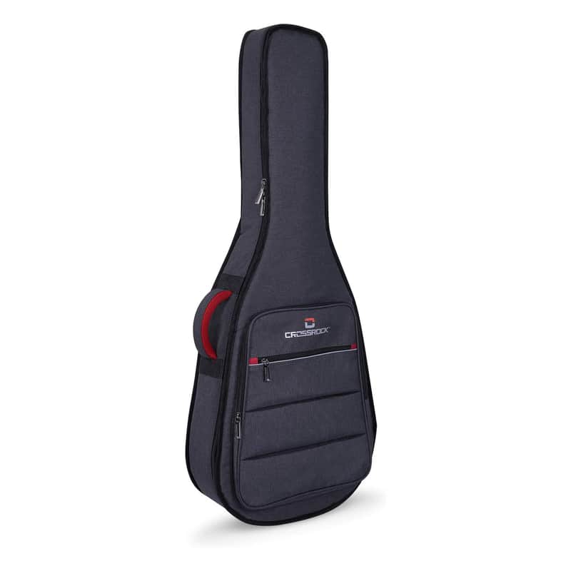 Crossrock 1/2 Size Classical Guitar Gig Bag, 10mm Padded Acoustic Guitar Oxford Fabric Soft Bag image 1