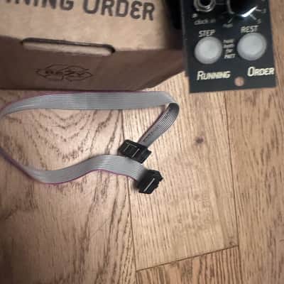 LNIB Endorphin.es Running Order Eurorack Euclidean gate trigger sequencer module black panel image 6