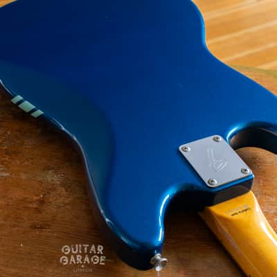 2002 Fender Japan Mustang MG69 Competition Blue "Teen Spirit" offset guitar - cool CIJ! image 14