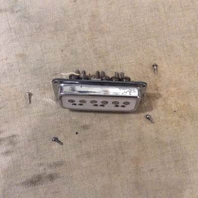 Vintage DeArmond  Dynasonic Guitar Pickup 1960's White Rare Guild Gretsch Microfrets Premier image 3