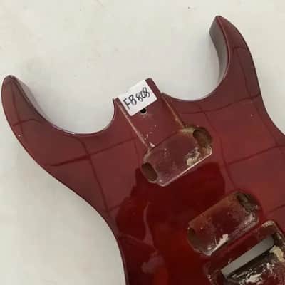 Wine Red HH Guitar Body, Double Locking Bridge Route image 2