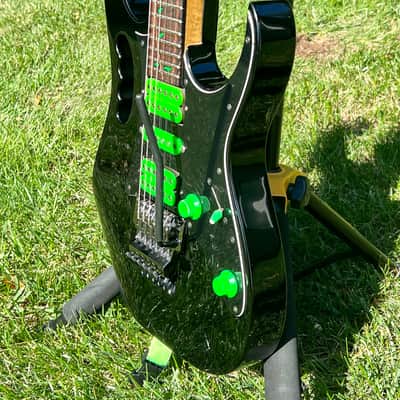 Ibanez JEM777V-BK Steve Vai Signature Vine 1988 - 1993 - Black image 9