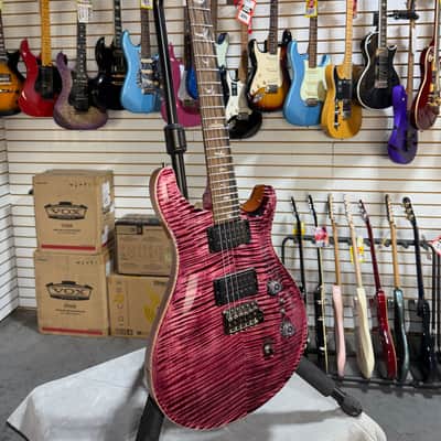 PRS Custom 24-08 10-Top 2026 Electric Guitar - Pomegranate w/OHSC & PLEK*D #516 image 4