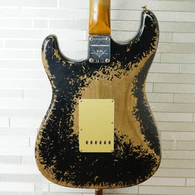 Fender Custom Shop 2025 LTD Roasted Bighead 1966 Stratocaster Super Heavy Relic - Aged Black image 2