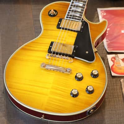 2003 Gibson Custom Shop '68 Les Paul Custom Reissue Amber Honey Burst image 2